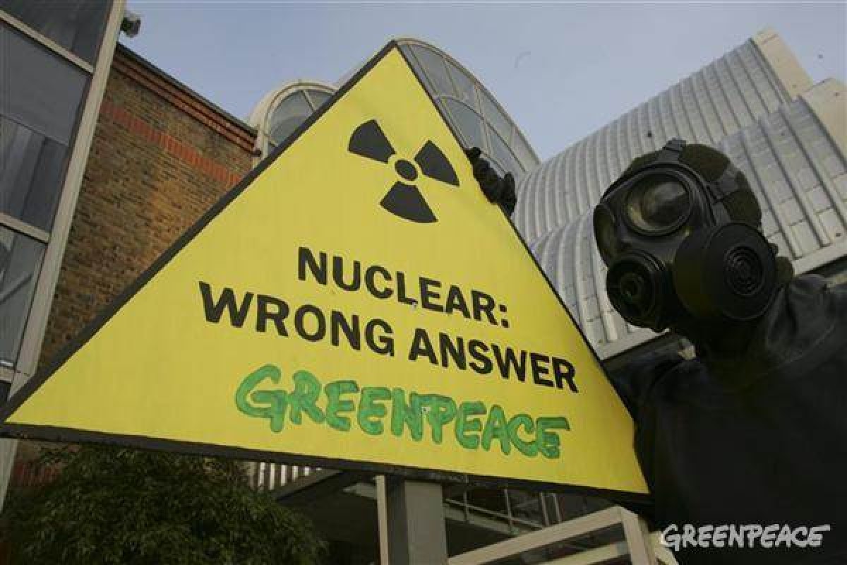 Greenpeace lluita contra l'energia nuclear  