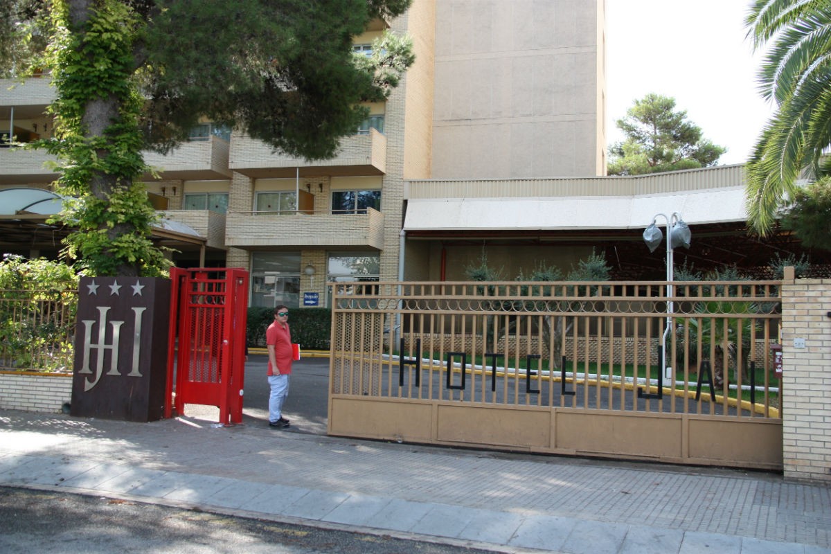 Les portes de l'Hotel Jaume I de Salou, en una imatge d'arxiu 