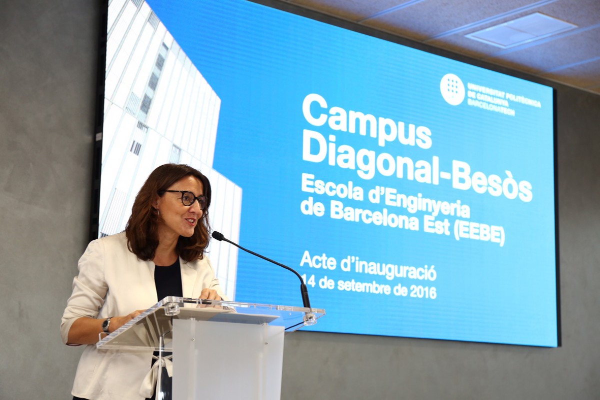 La presidenta de la Diputació de Barcelona anuncia el nou Campus Diagonal - Besòs de la UPC