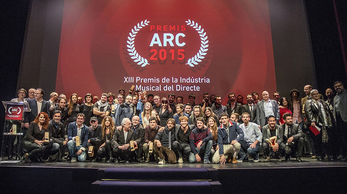 Els premiats a la darrera gala dels Premis ARC