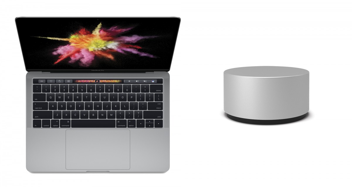 El nou Macbook amb TouchBar a la fila superior del teclat, i el Surface Dial de Microsoft, presentats aquesta setmana