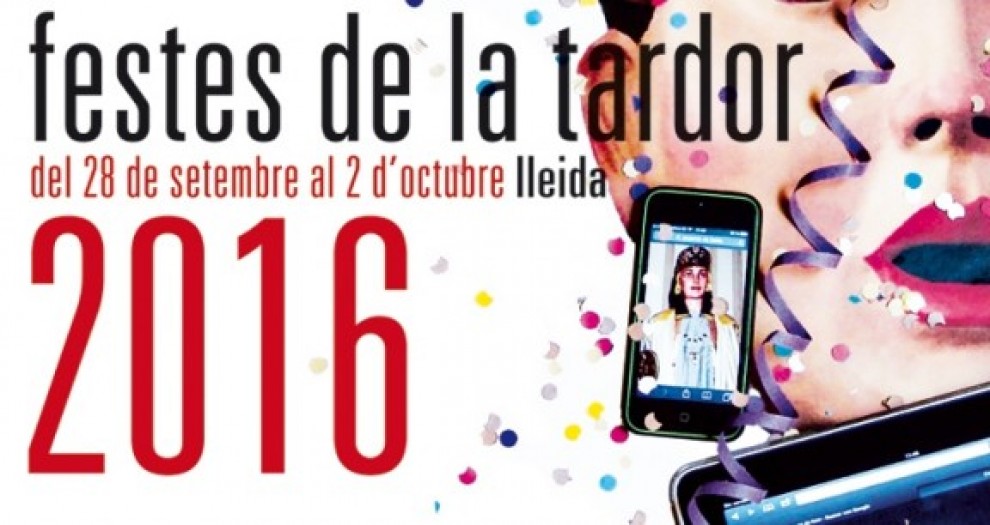 Detall del cartell de la Festa Major de Lleida