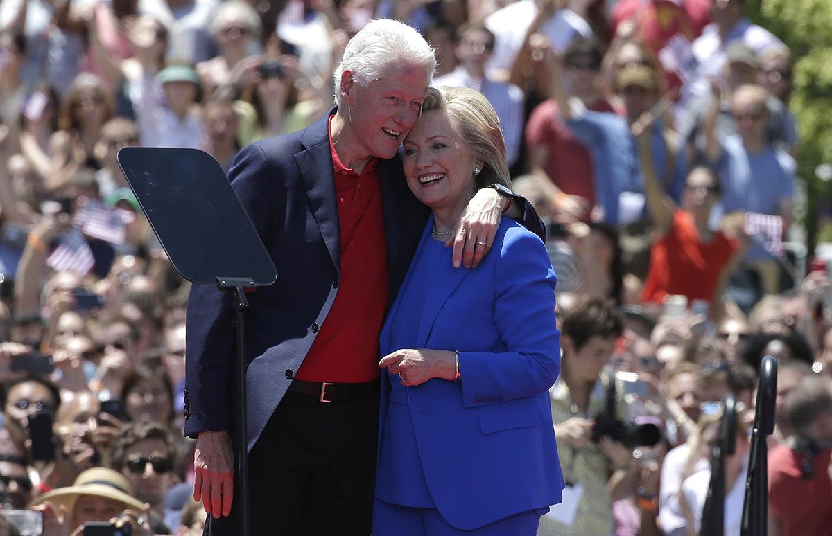 Els Clinton, en una imatge d'arxiu