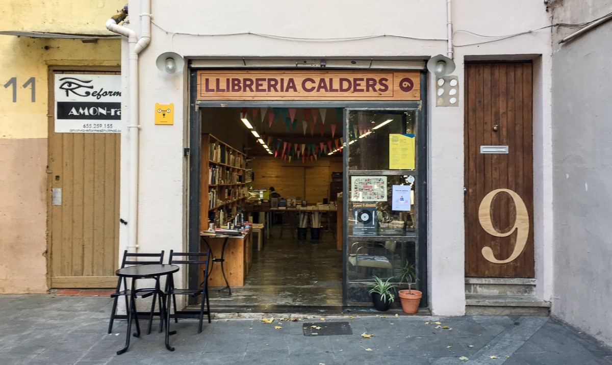 La Llibreria Calders, ubicada al barri de Sant Antoni de Barcelona