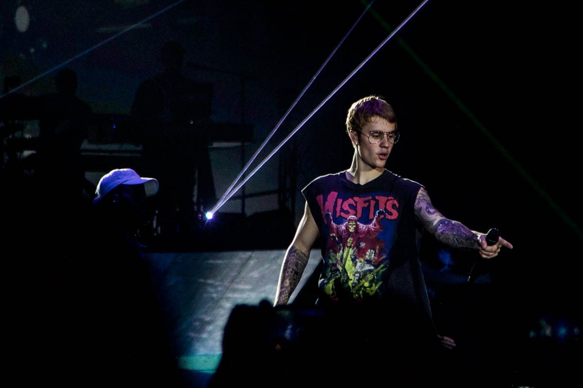 Justin Bieber, en el concert del 2016 al Palau Sant Jordi