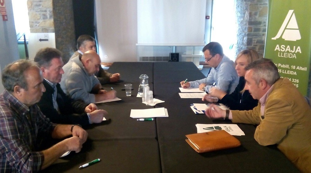 Imatge de la reunió que va tenir lloc dijous a Sort