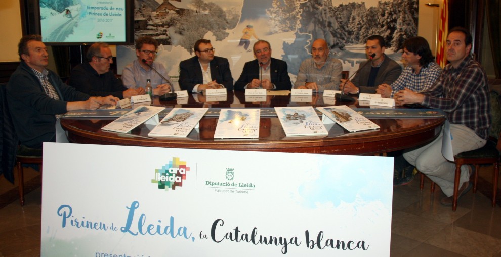 Imatge de la presentació de la campanya a la Diputació de Lleida