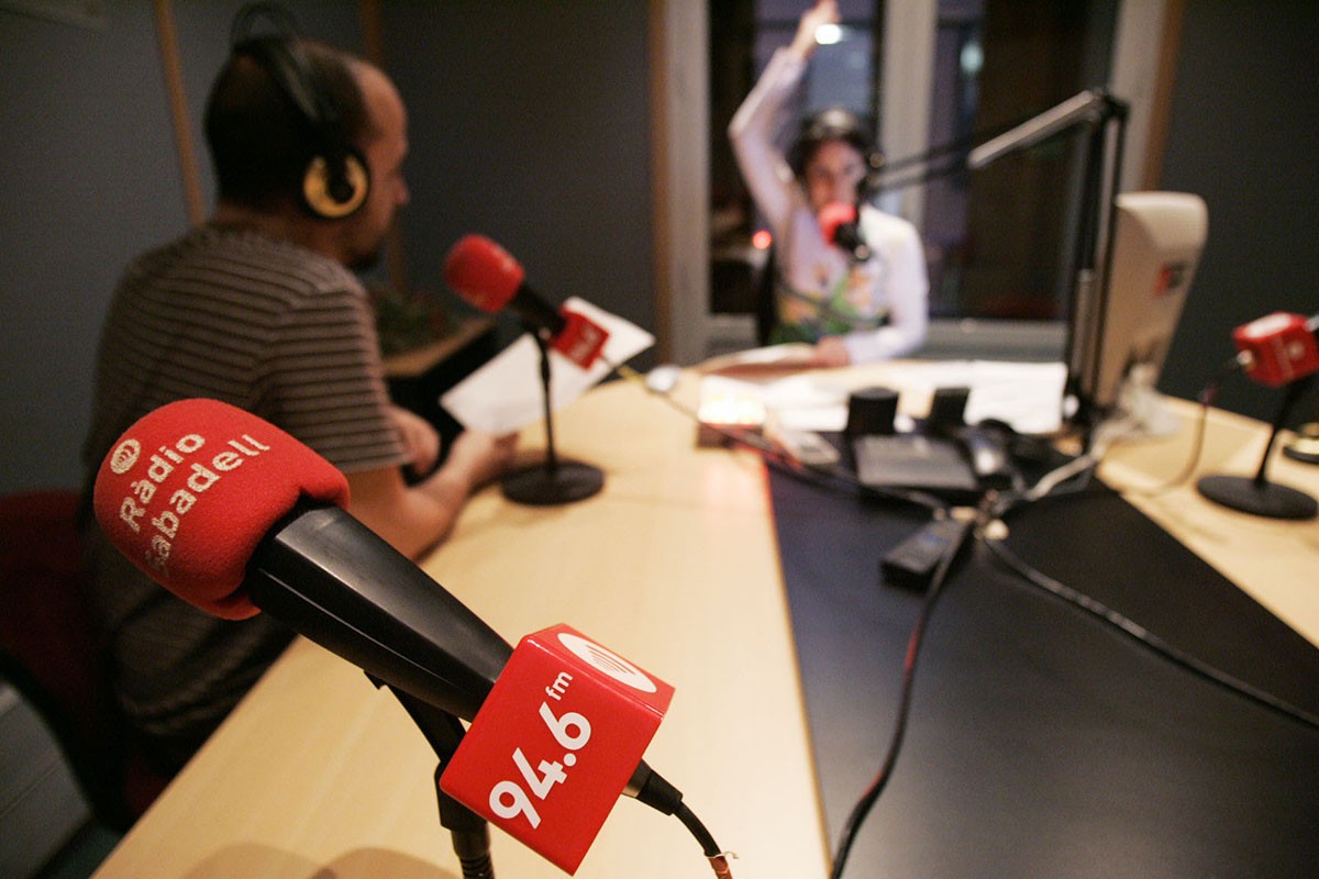Un estudi de Ràdio Sabadell
