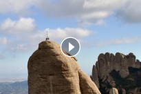 VÍDEO L'espectacular pilar dels Arreplegats al Cavall Bernat de Montserrat