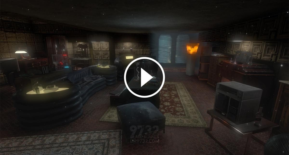 Imatge de la visita virtual a l'apartament del protagonista de «Blade Runner»