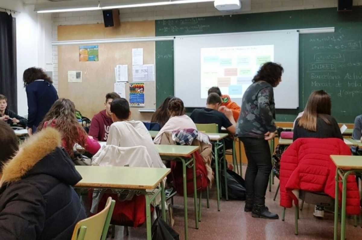 L'aventura del món laboral, sessió formativa realitzada pel Consell Comarcal a centres educatius del Vallès Occidental.