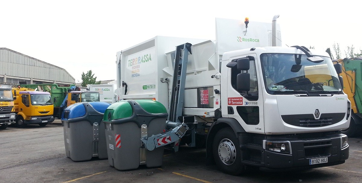 Un dels camions d'escombraries de la flota d'Eco-Equip