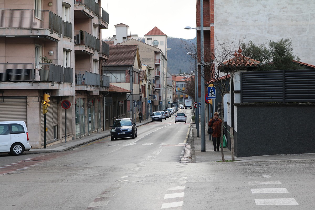 El carrer Pou del Glaç és una de les vies que s'asfaltaran aquest any