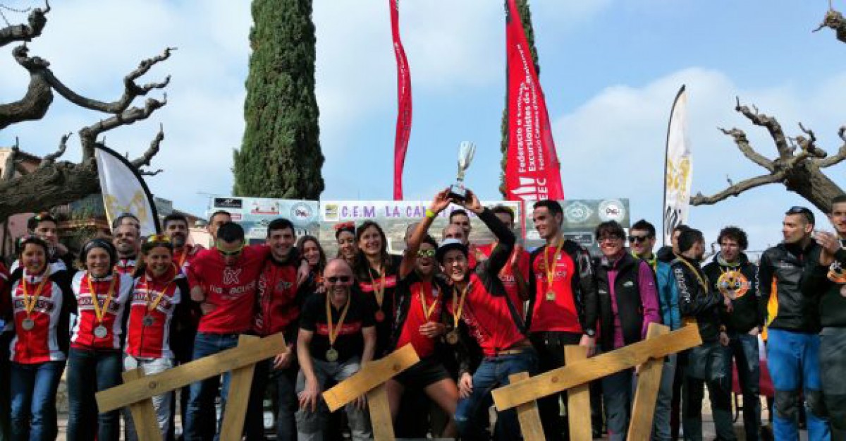 Sortida de La Cameta Coixa, cursa del Campionat de Catalunya de Curses de Muntanya per equips
