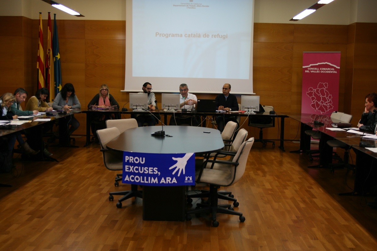 La presentació del Programa català de refugi, al Consell Comarcal.