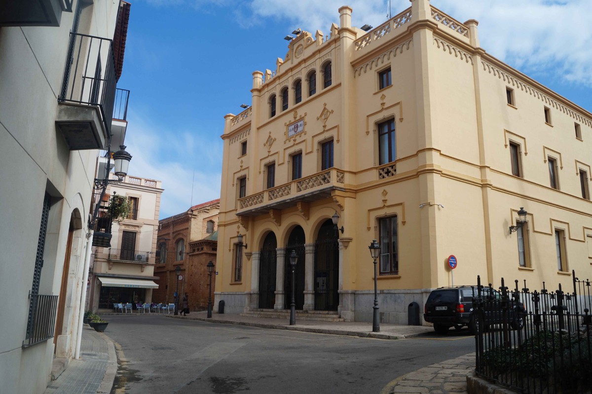 Exterior de l'Ajuntament de Sitges 
