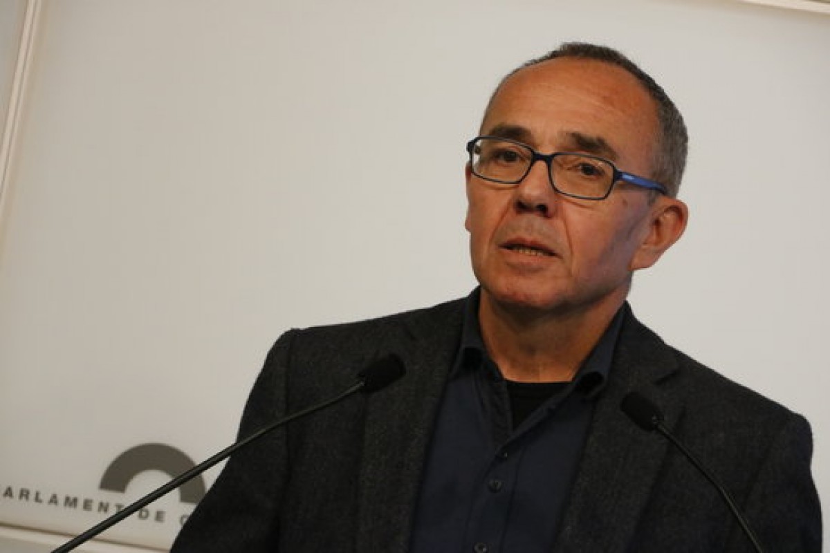 El portaveu de CSQEP al Parlament, Joan Coscubiela