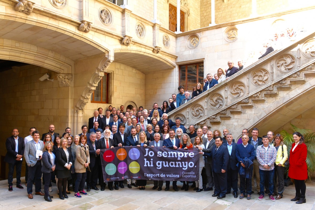 Presentació de la campanya al Palau de la Generalitat