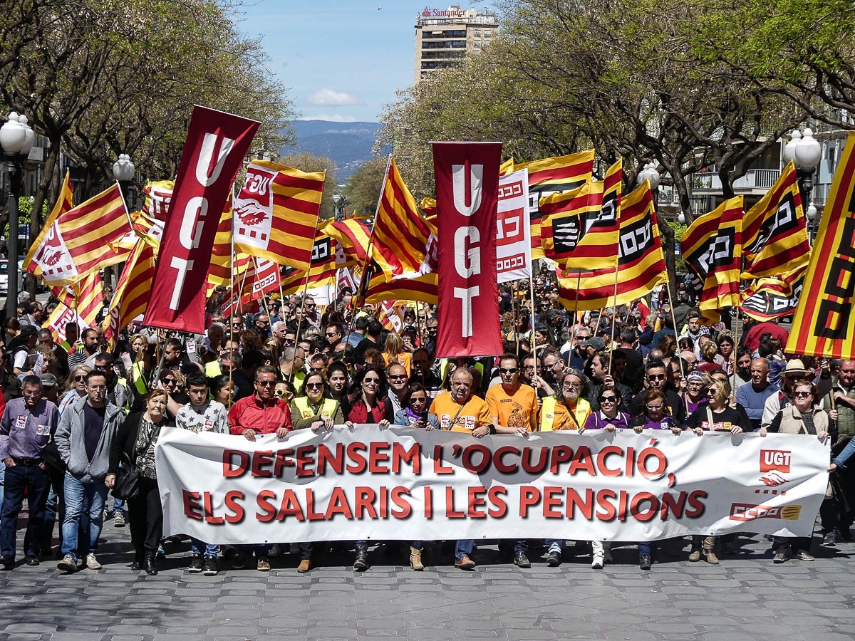Manifestació del Primer de maig del 2017 a Tarragona