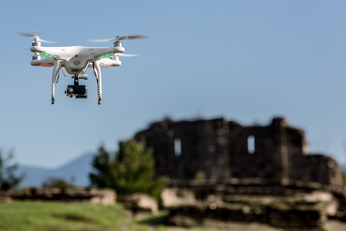 Un dron en una imatge d'arxiu