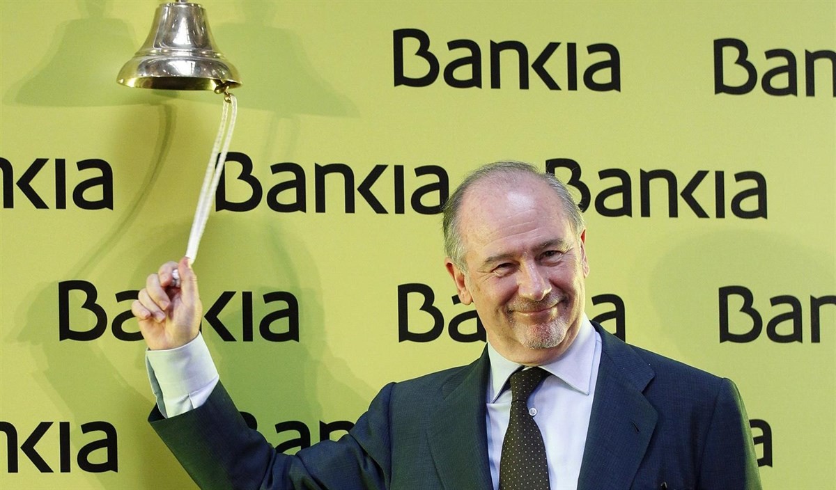 Rodrigo Rato, el dia de la sortida a borsa de Bankia.