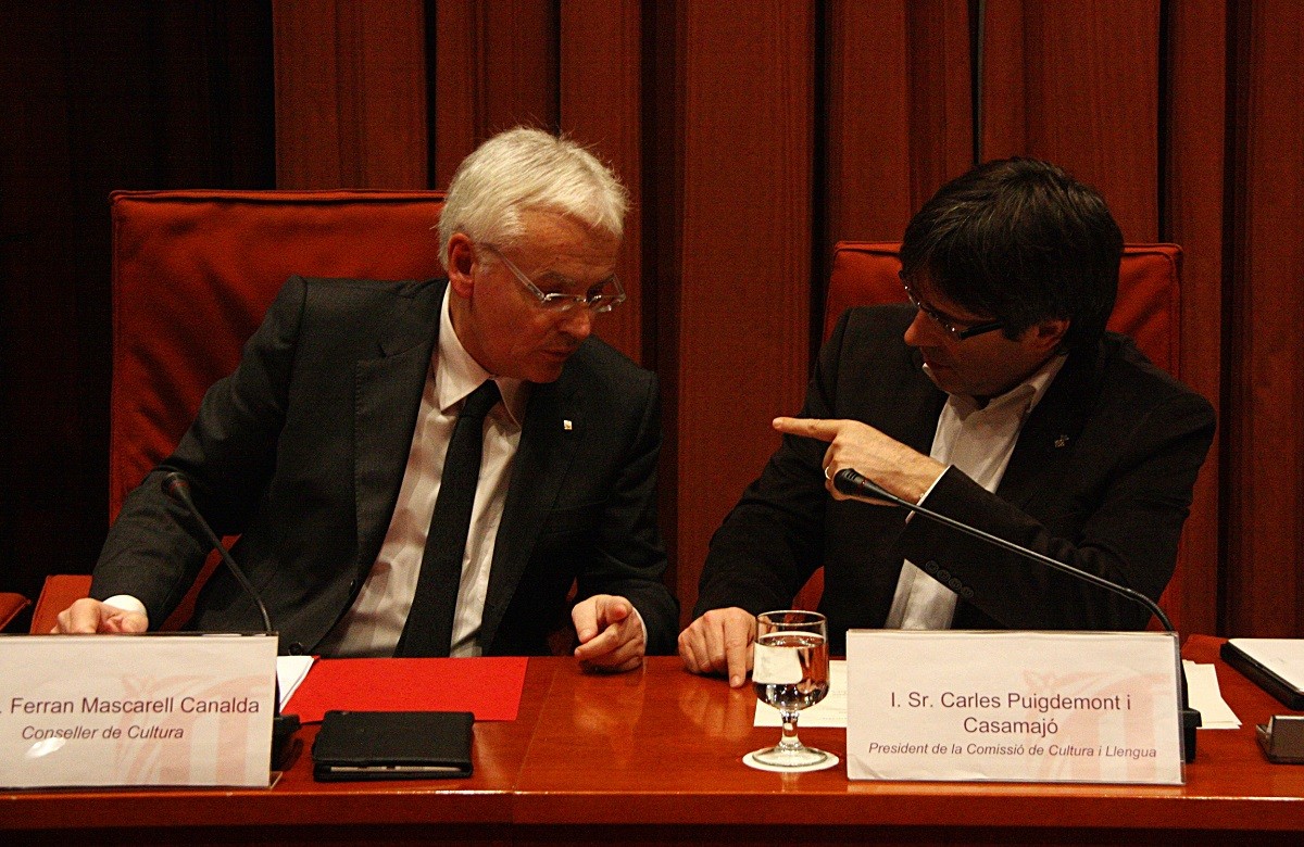 Mascarell i Puigdemont, en una imatge d'arxiu