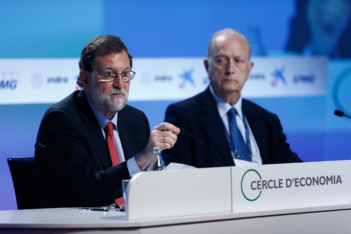 Mariano Rajoy, a les Jornades del Cercle d'Economia 