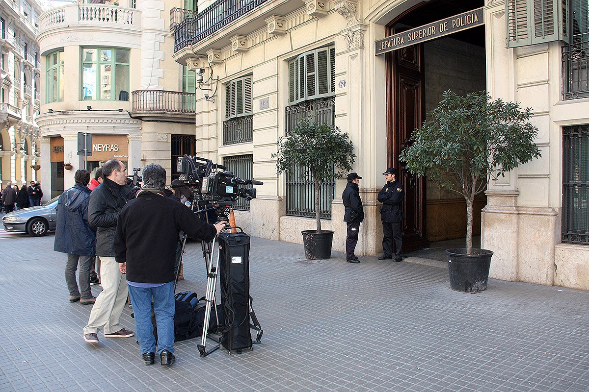 La comissaria de la Via Laietana en una imatge d'arxiu.