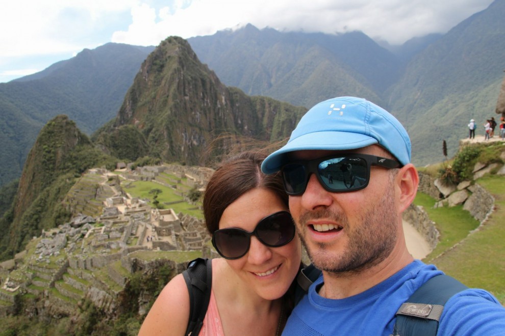 Cristina Torra i Carles Pérez, al Machu Picchu