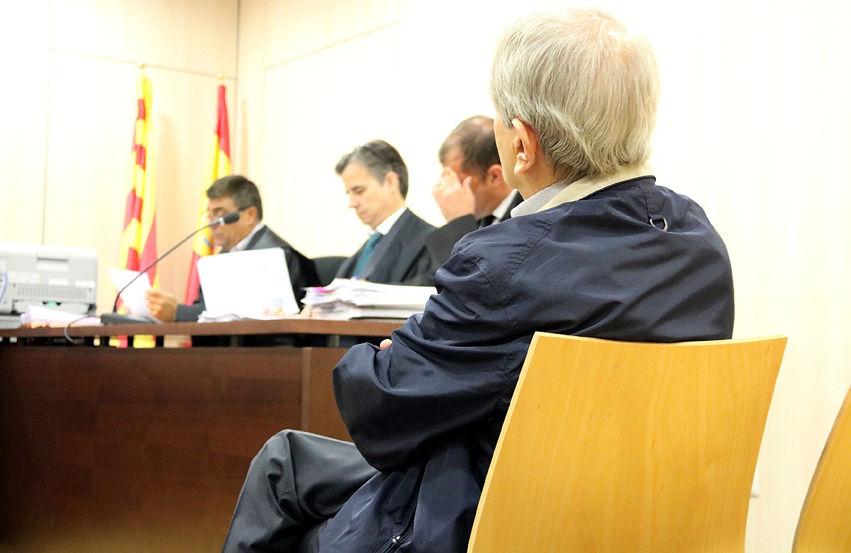 L'exalcalde de Moià, Josep Montràs, al banc dels acusats del Penal 2 de Manresa