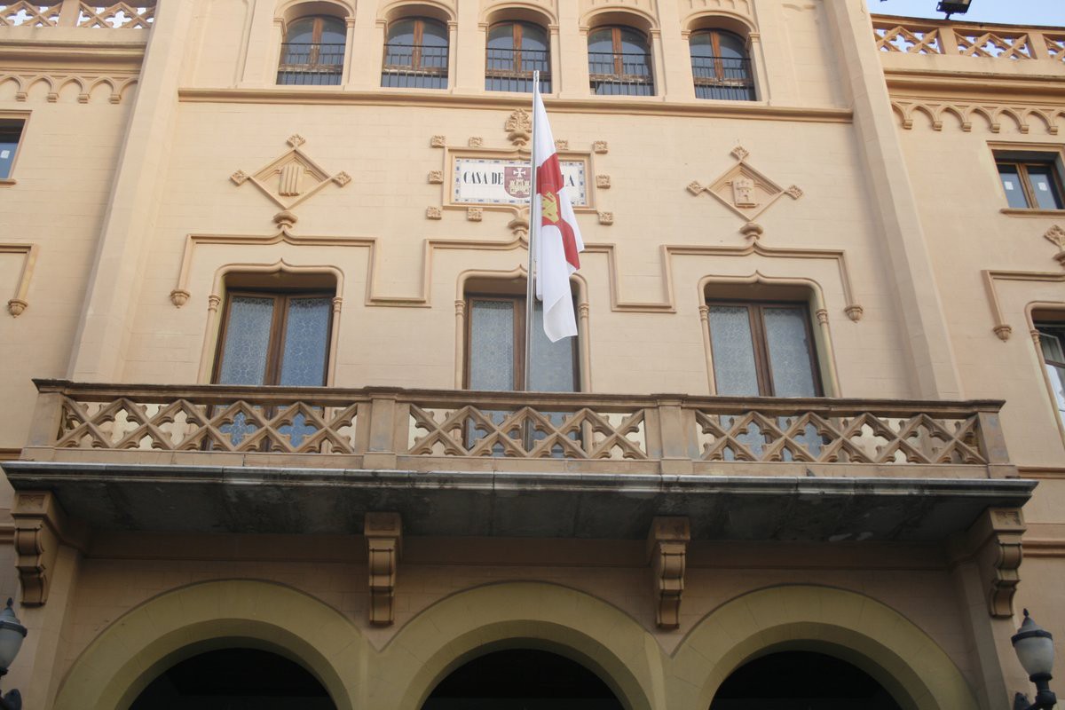 Exterior de l'Ajuntament de Sitges