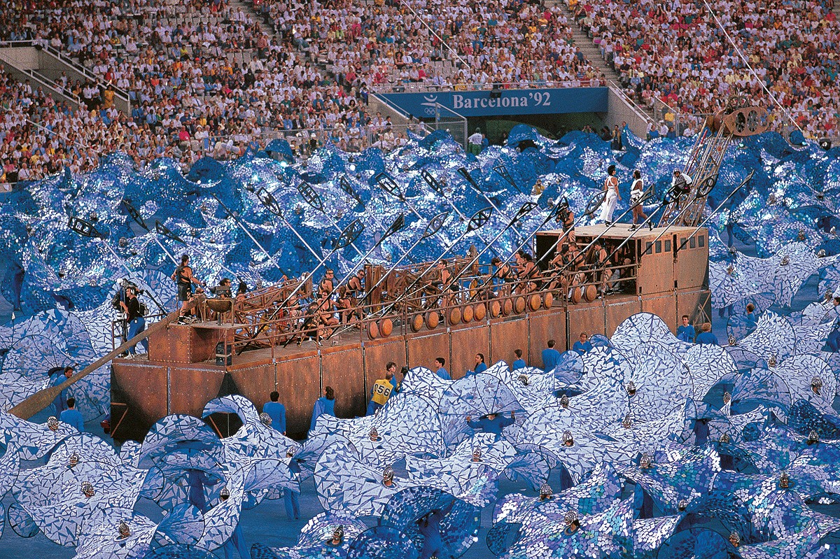 Representació de la Fura dels Baus als Jocs Oliímpics de Barcelona 92.