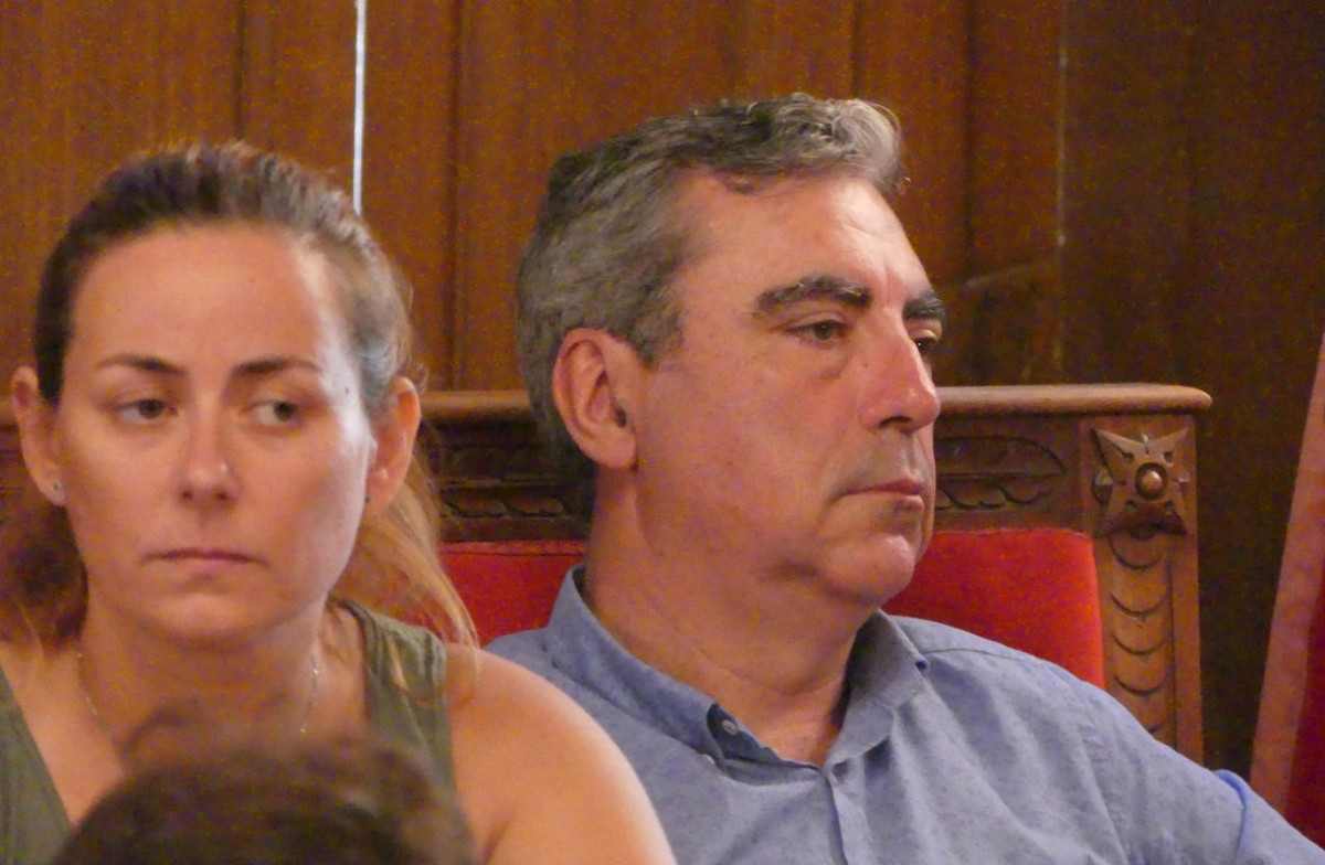 Albert Abelló  i Cristina Guzmán, regidors de CiU a l'Ajuntament de Tarragona