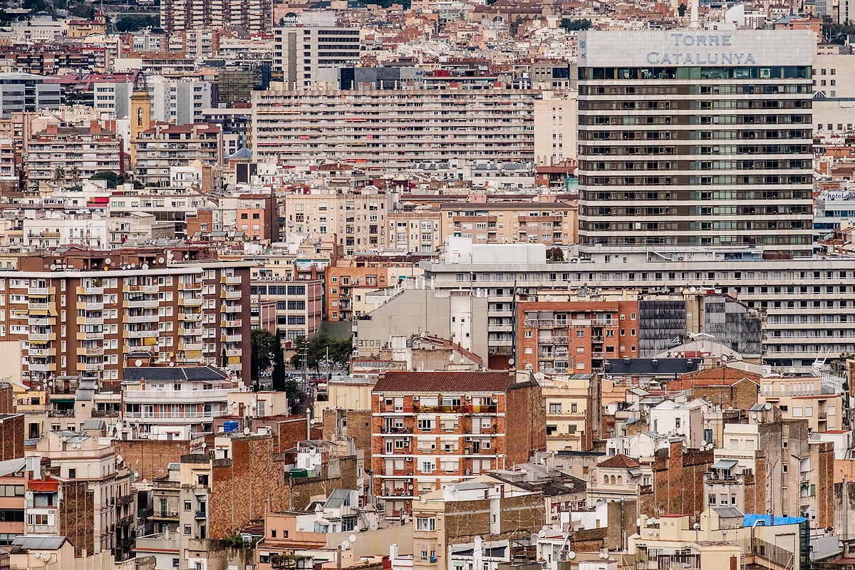Vista de Barcelona des de Montjuïc