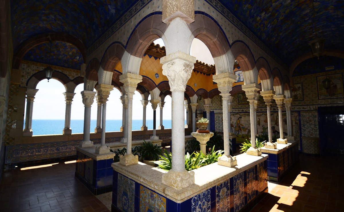 Imatge del Palau de Maricel, a Sitges