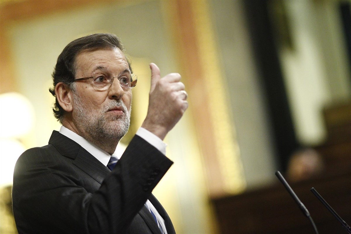 Mariano Rajoy, president del govern espanyol, al Congrés dels Diputats.