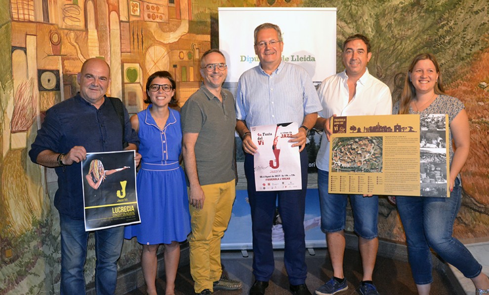 Roda de premsa de presentació de la Mostra JazziVi de Figuerola d'Orcau. 