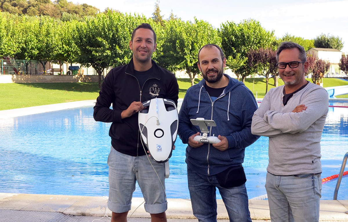 Presentació del primer dron aquàtic que es comercialitzarà a Catalunya. 