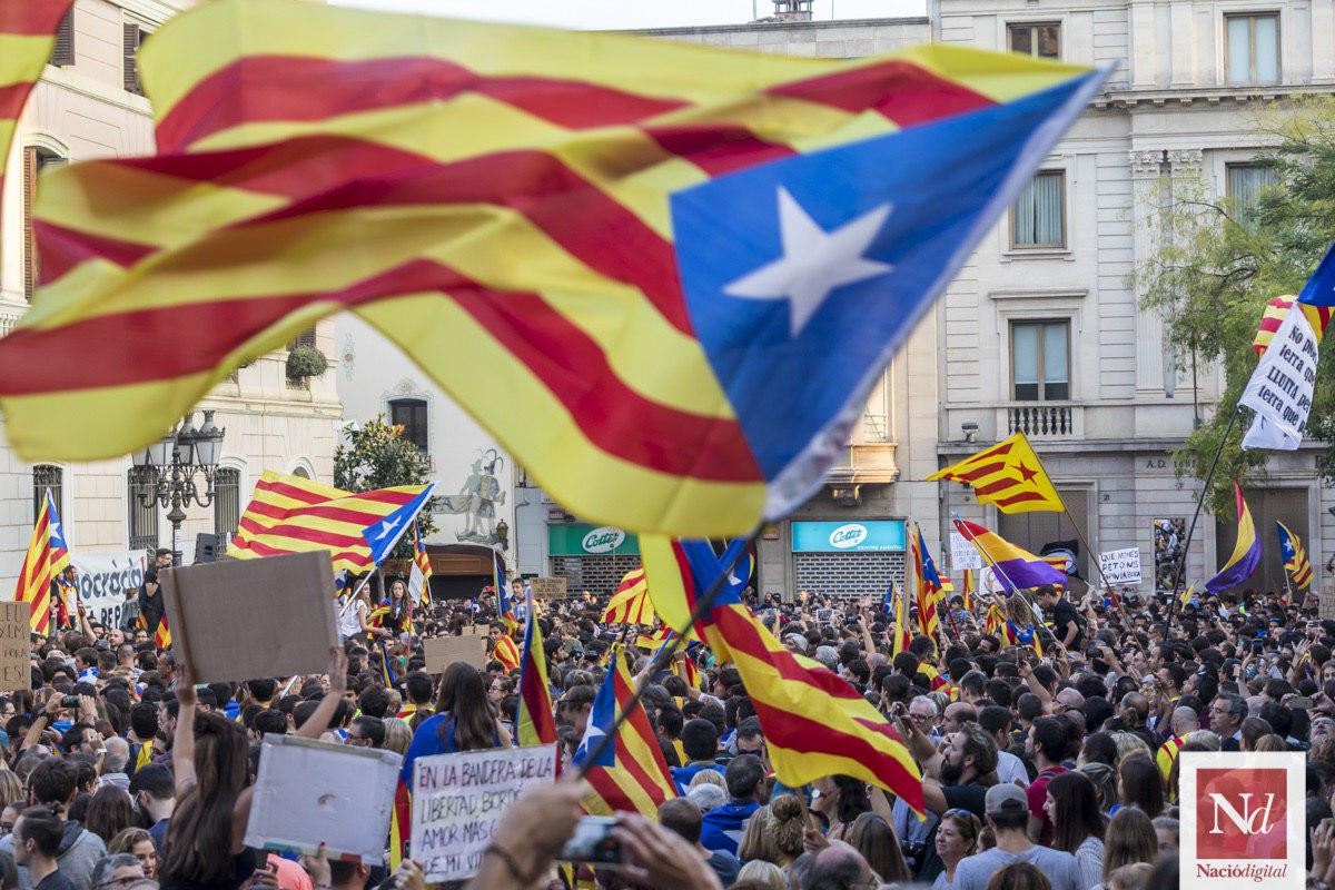 Manifestació independentista a Sabadell