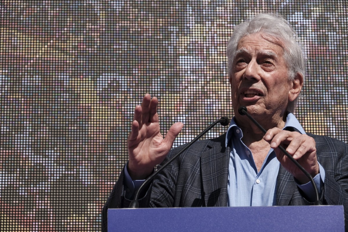 Mario Vargas Llosa, en el seu discurs a Barcelona