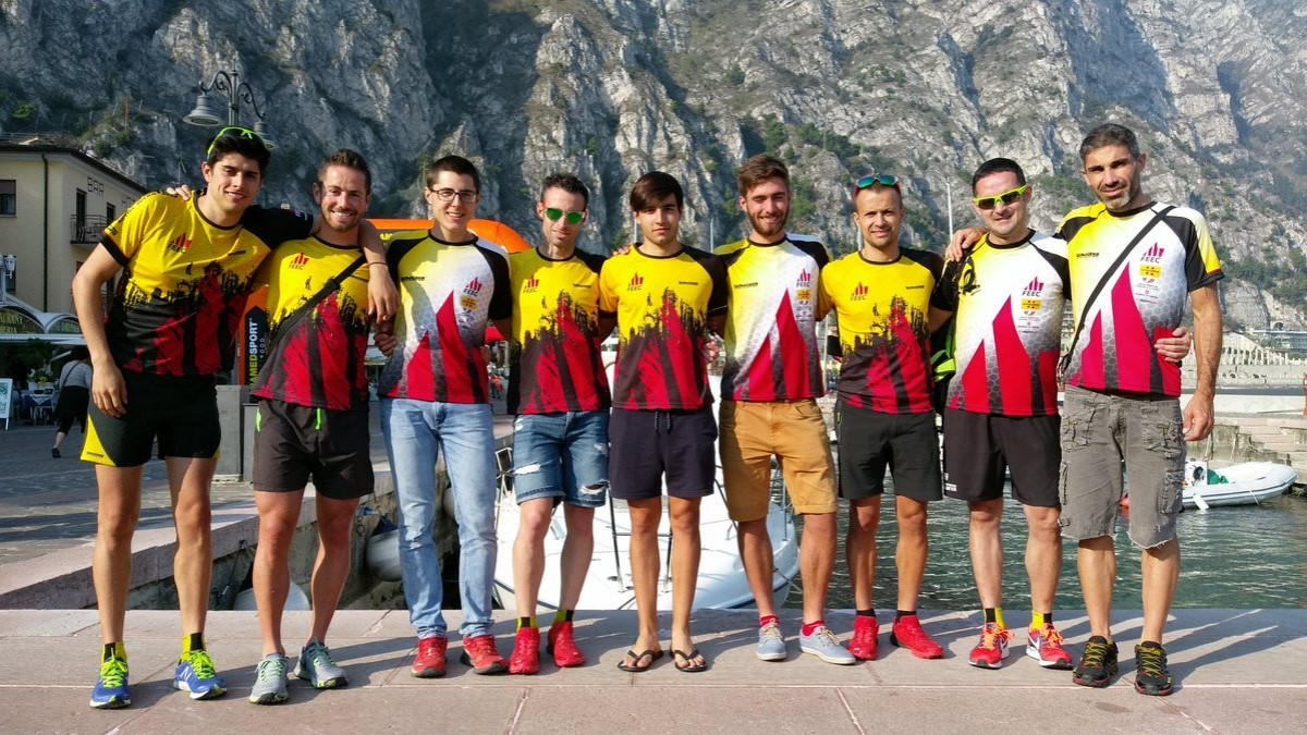 L'equip que representa Catalunya a la LimonExtreme a Itàlia, darrera prova de la Copa del Món de Skyrunning.