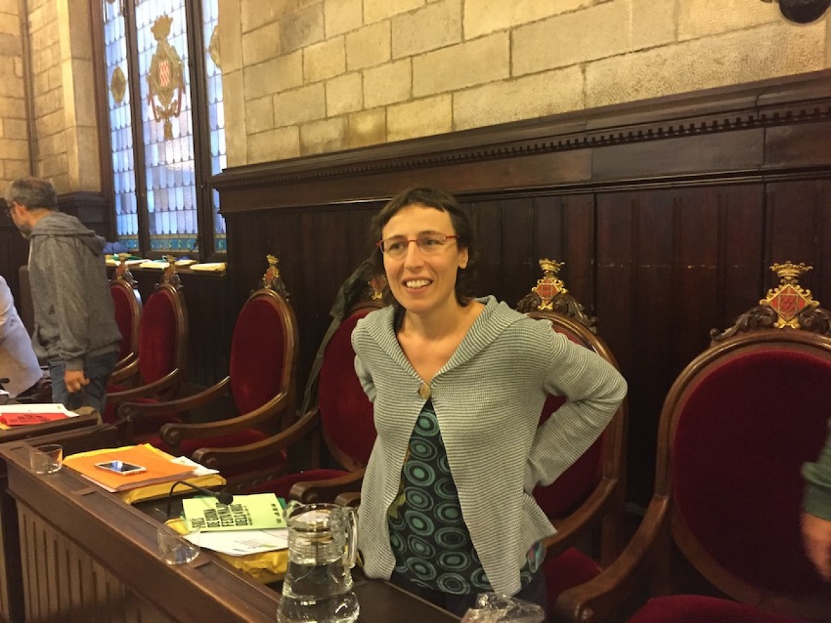 Laia Pèlach, de la CUP-Crida per Girona, ha fet una dura crítica a les noves ordenances fiscals per al 2018.