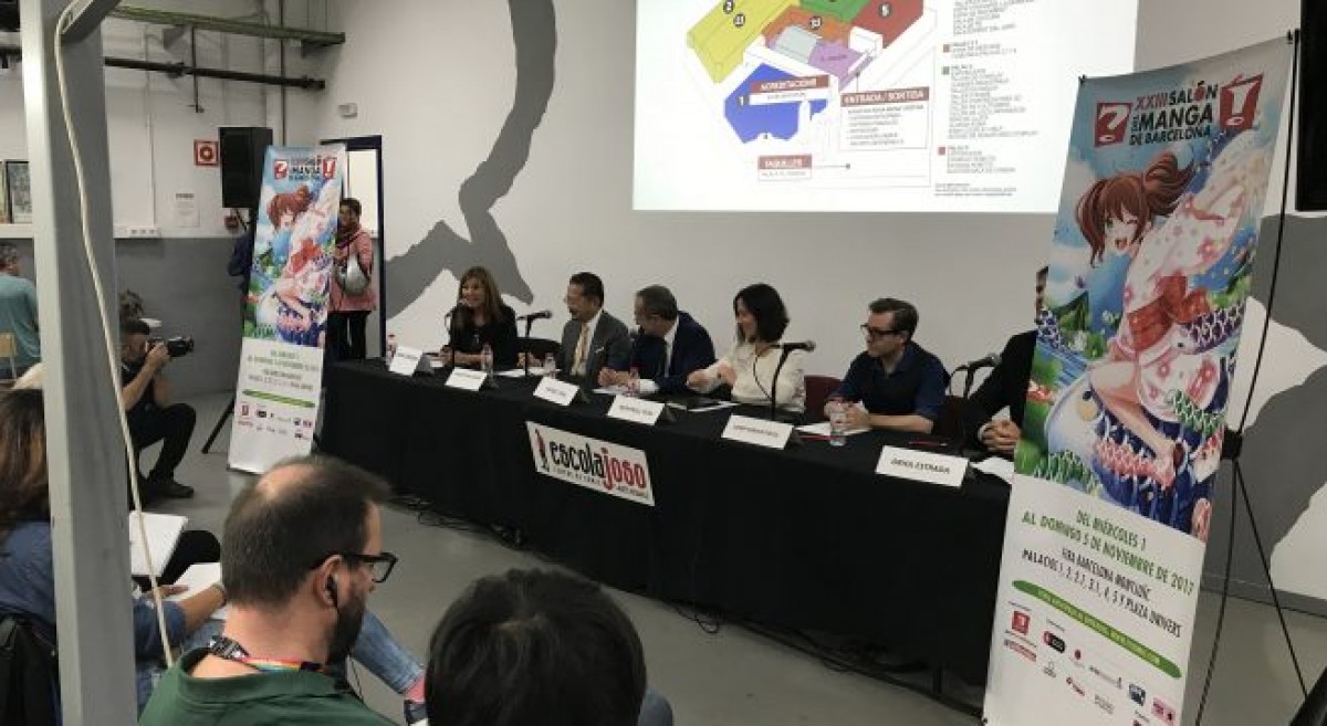 Imatge de la presentació de l'esdeveniment en una roda de premsa a Barcelona 