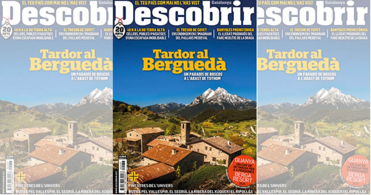 Últim número de la revista Descobrir dedicada al Berguedà.
