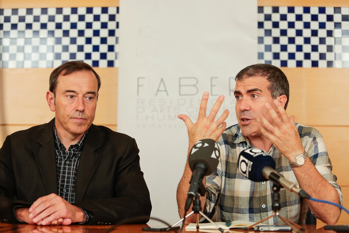 Pep Berga i Francesc Serés, cor i anima, ànima i cor de la Faber.