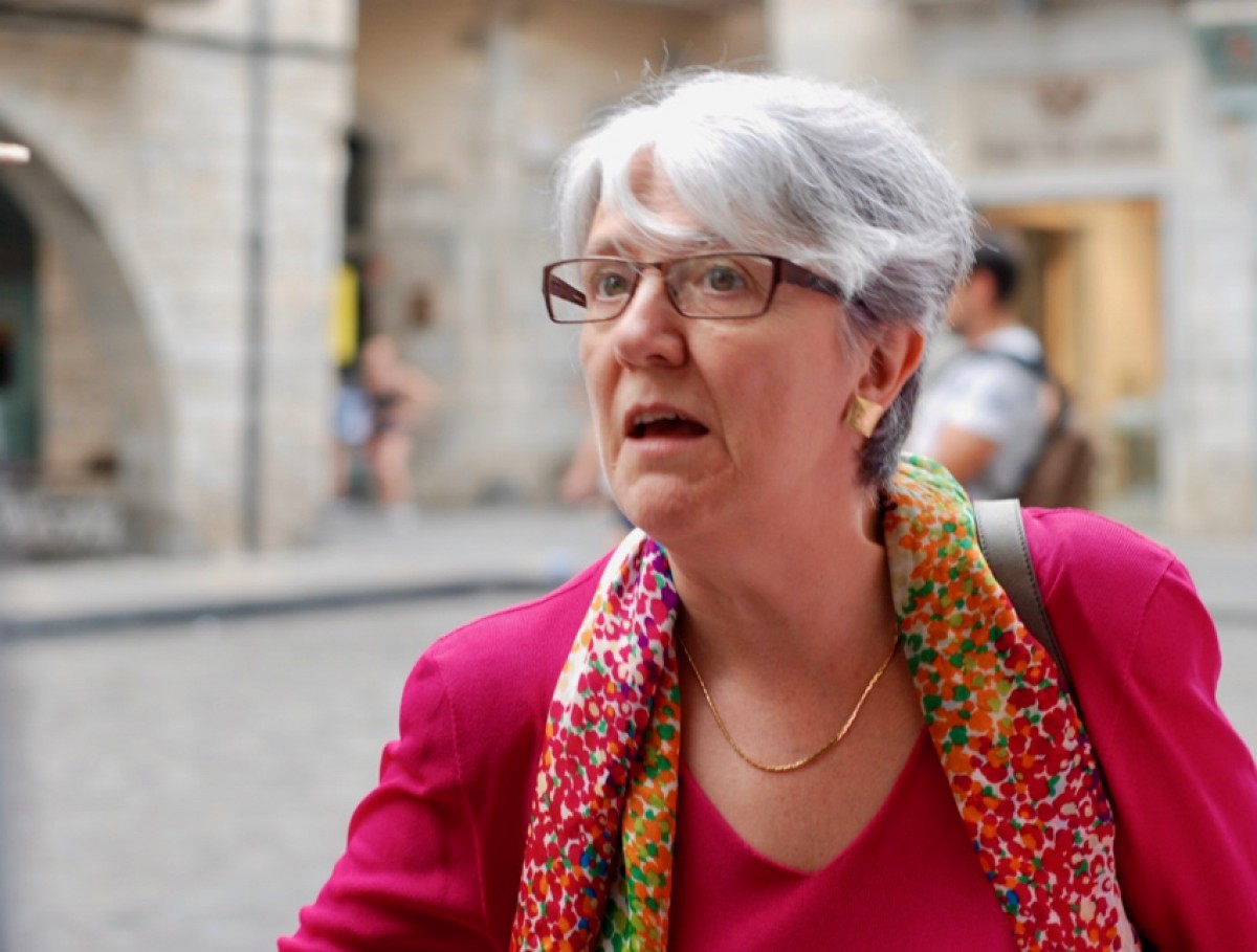 Maria Mercè Roca, portveu i cap de l'oposició d'ERC-MES a l'Ajuntament de Girona.