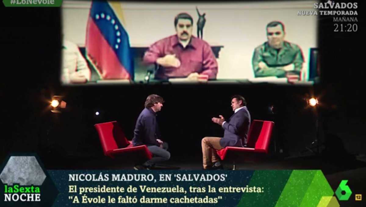 Jordi Évole parlant sobre la seva entrevista a Maduro.