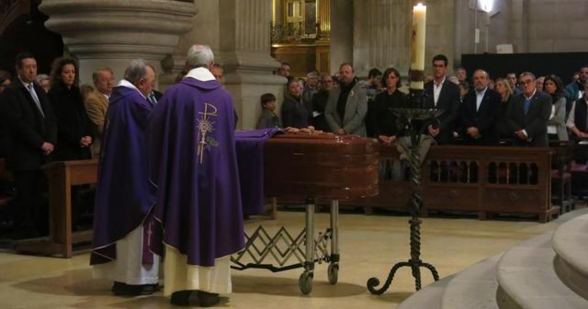 Imatge del funeral de Joan Sunyol