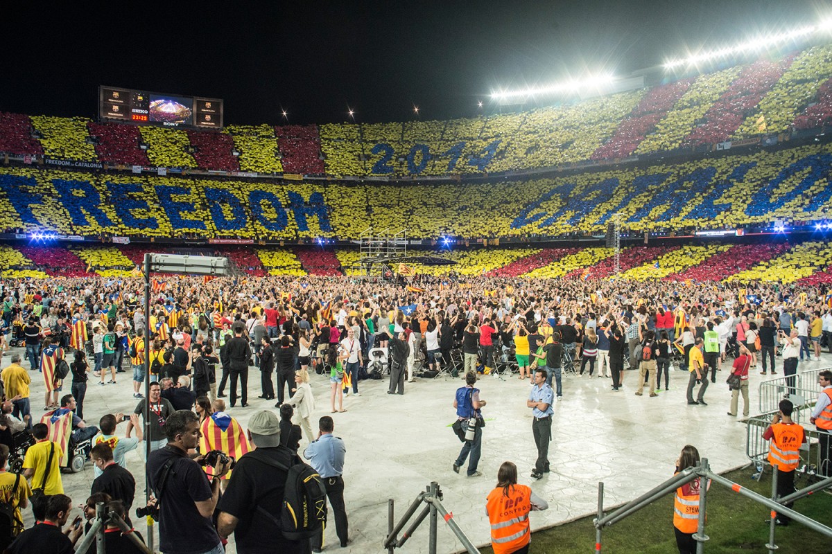 Concert per la Llibertat al Camp Nou l'any 2014