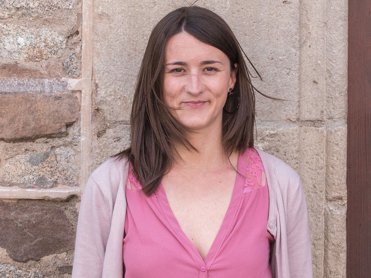 Mariona Pascual, regidora  de l'Ajuntament de Sant Celoni col·locada en el número 14 de la candidatura de la CUP en les eleccions del 21-D